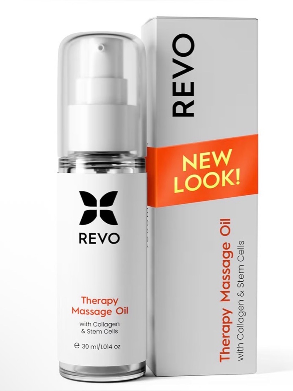 REVO Anti-Cellulite Massage Oil Collagen Stem Cells Skin Tightening Glow
